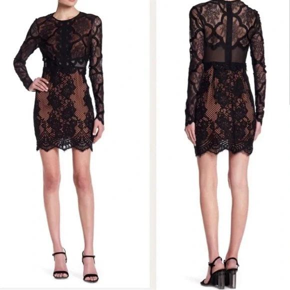 chinese dress ladies Kendall Jenner Black Lace 2015 Cfda Vogue Party Dress